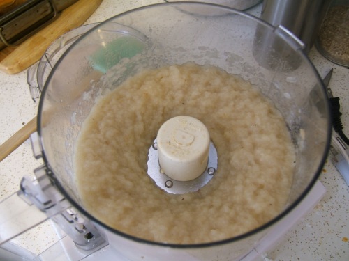 how to puree onion